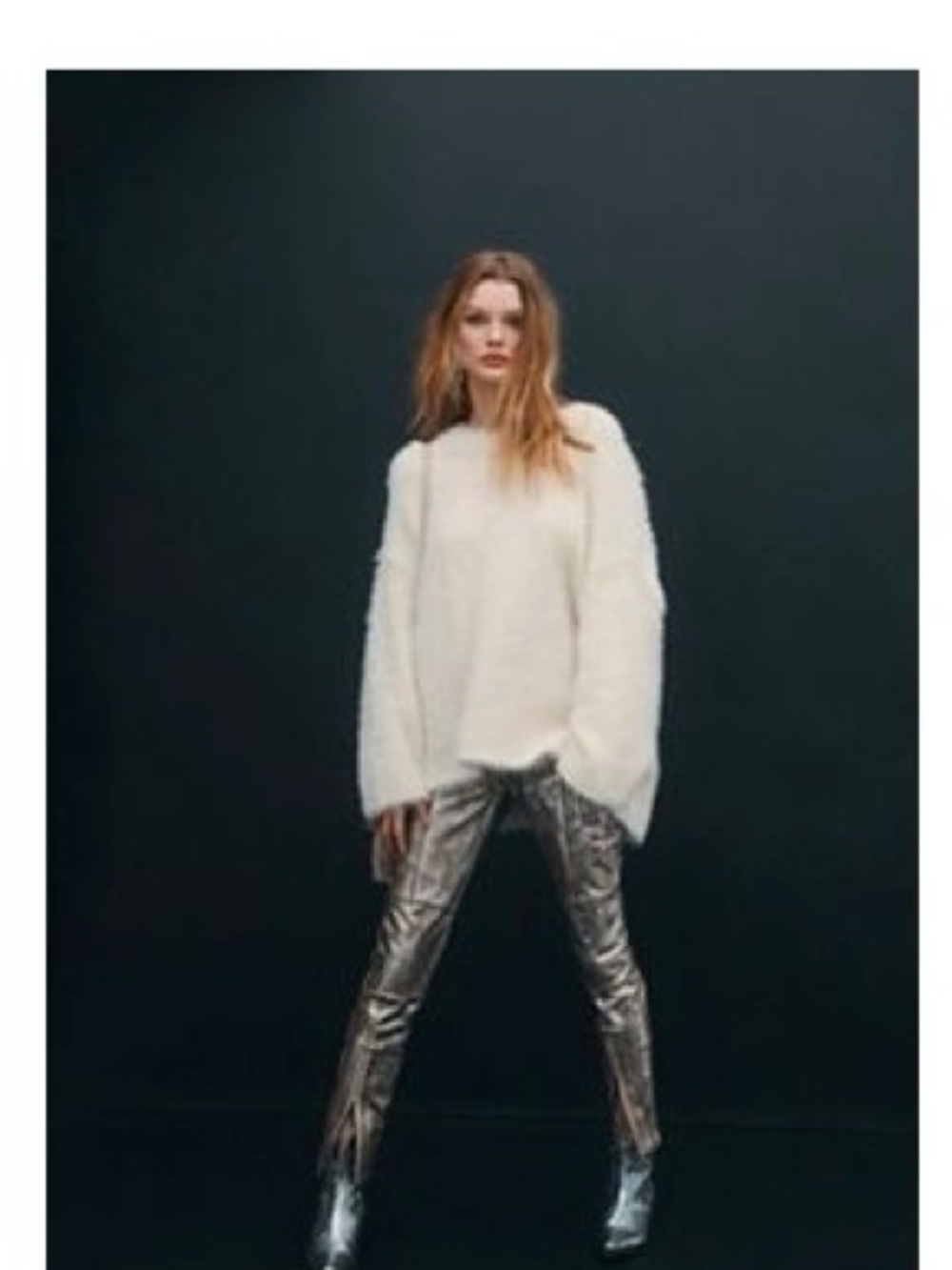 Free People Harrison Bunny Crewneck Sweater